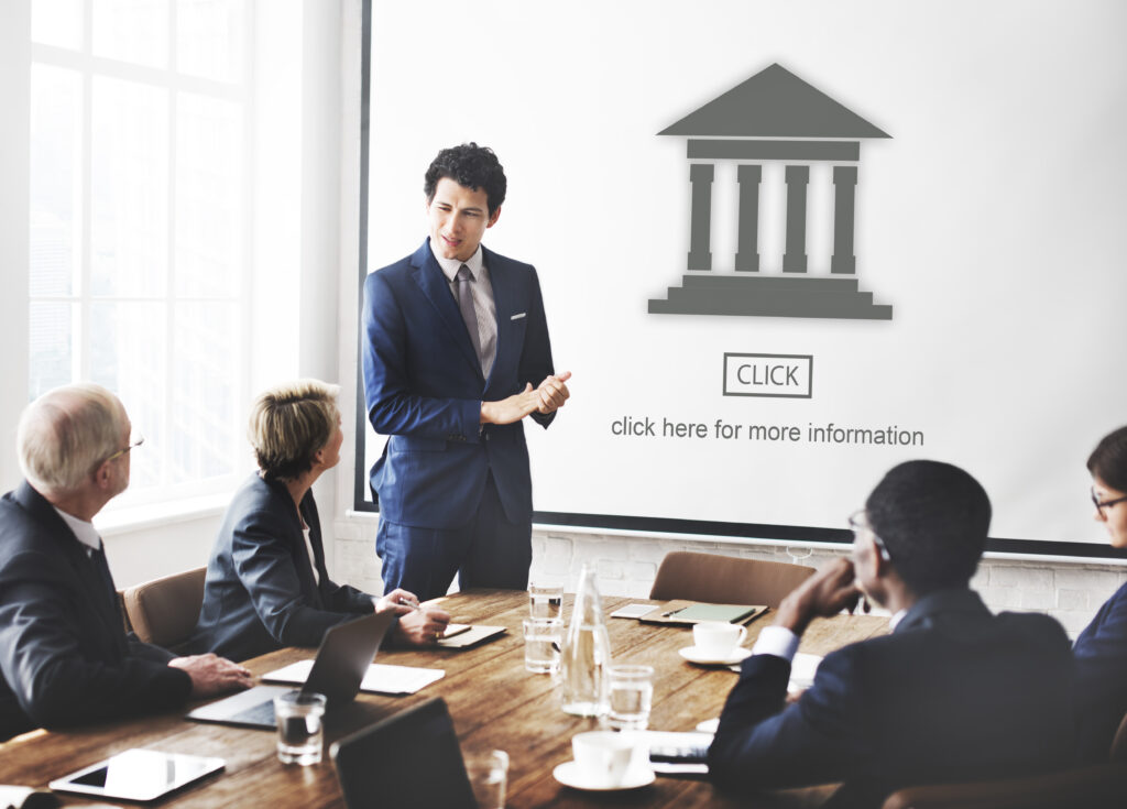 Authority Government Pillar Graphic Concept